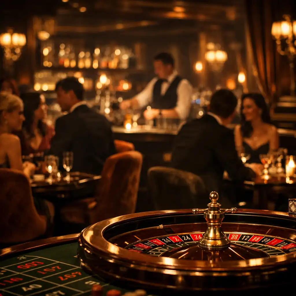 Elegáns kaszinó ihlette lounge est